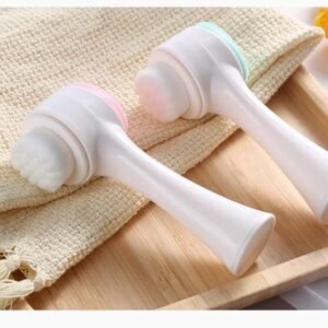 2 in 1 Soft Bristle and Silicone Face Cleansing Beauty Brush