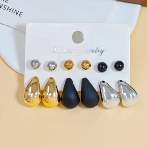 Stud & Loop Earrings