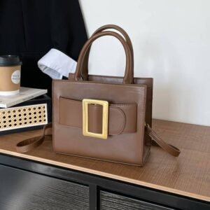 Buckle bag - Brown