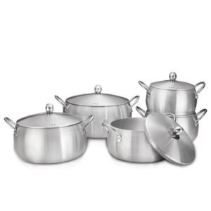 10PCS HIGH QUALITY ZEN BELLY SHAPE ALUMINUM CLASSIC POT